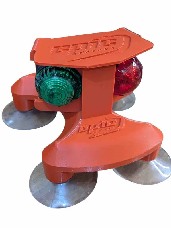 Low Profile navigation light, red base